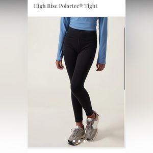 High rise Athleta girl polartec tight XL (kids)